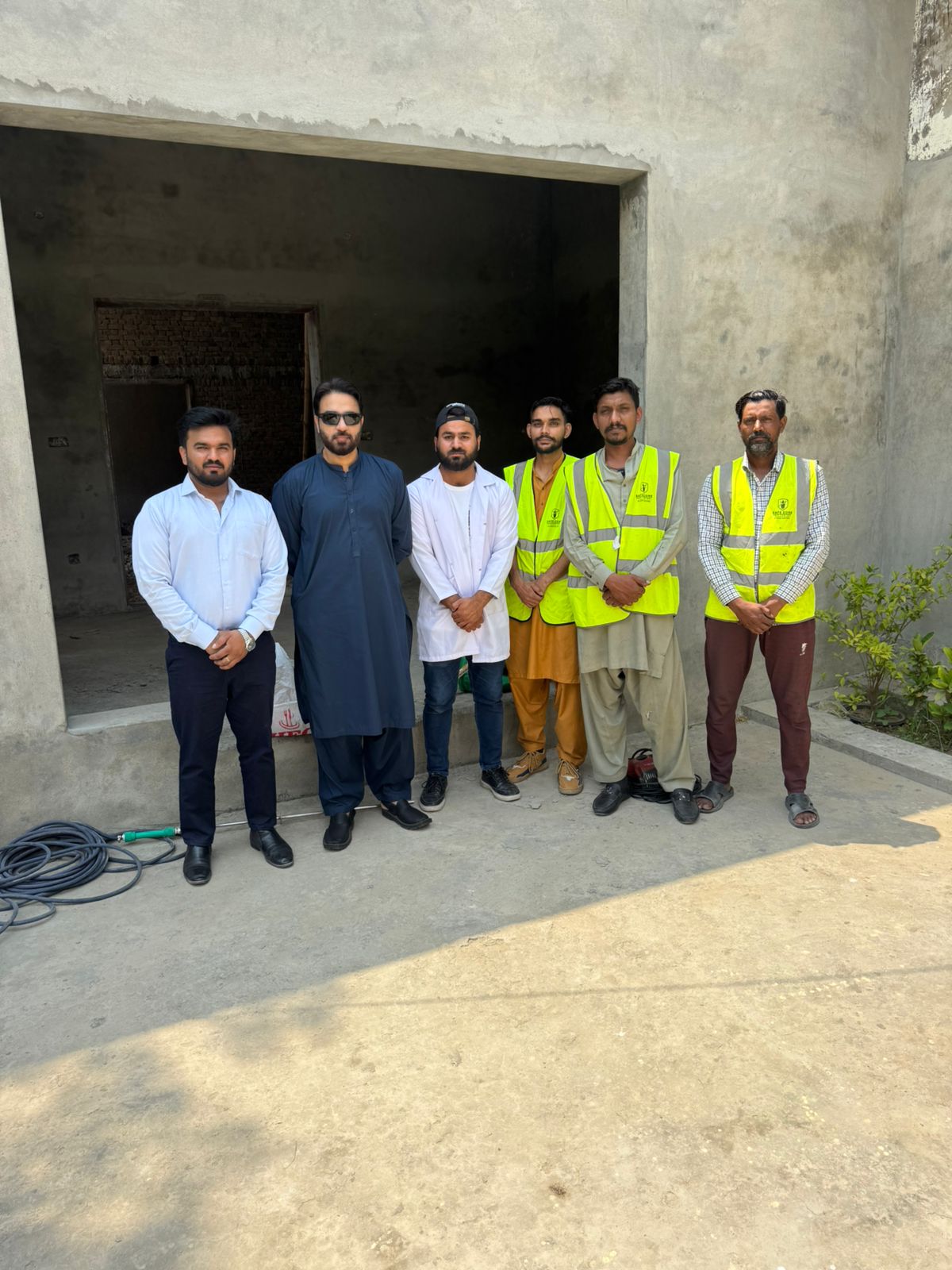 Safe Zone team at a commercial site visit