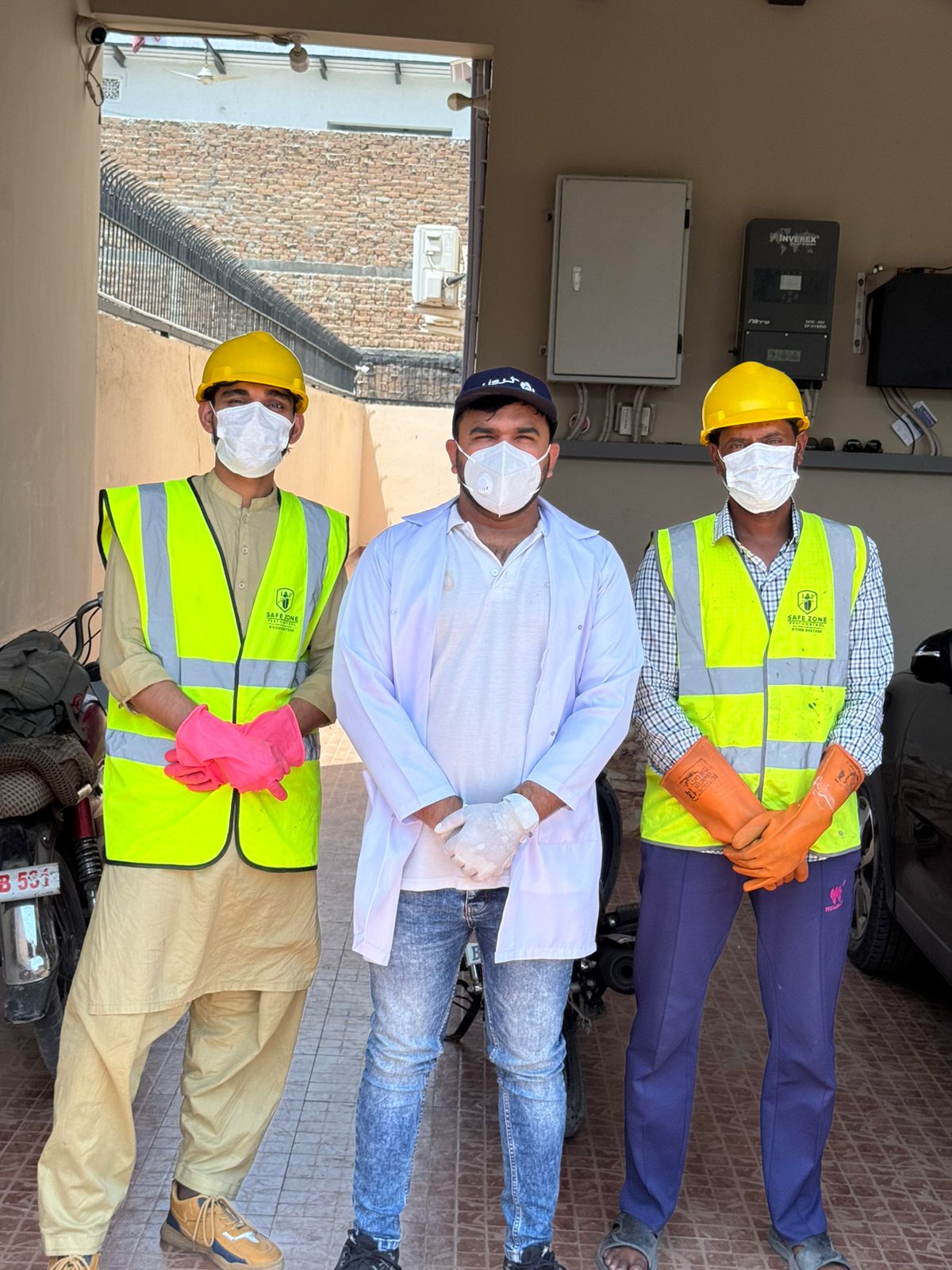 Safe Zone crew with full safety gear